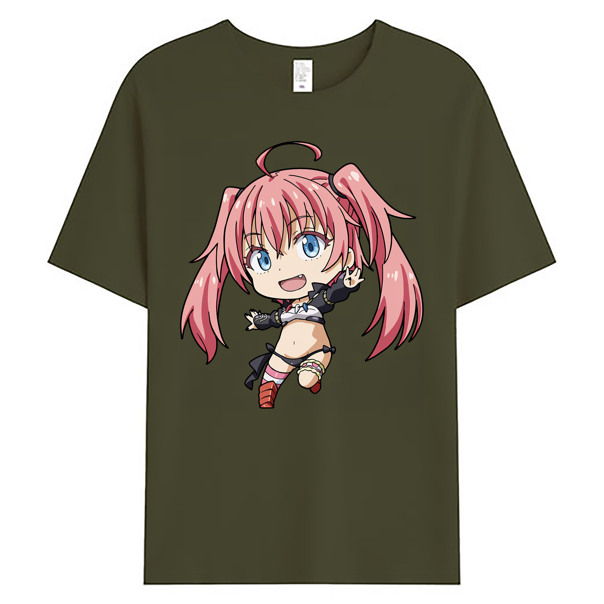 （画像用） 転スラ Regarding Reincarnated to Slime 綿100％ メンズ半袖Tシャツ｜肌触りやわらか＆通気性